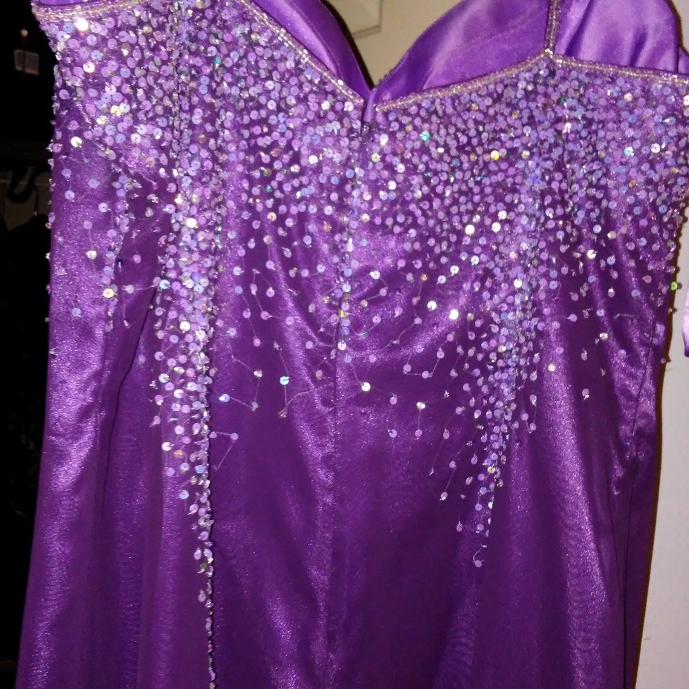 Purple gown